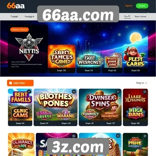 Comparação entre 66aa.com e outros sites de jogos populares